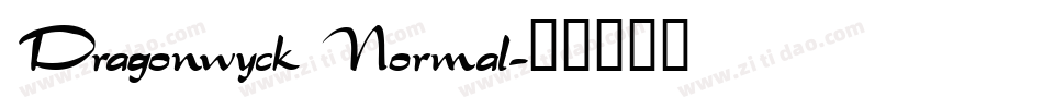 Dragonwyck Normal字体转换